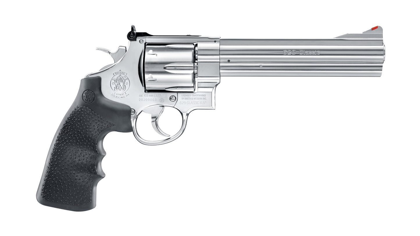 Smith & Wesson 629 Classic 5" & 6.5" 4,5 mm (.177) Diabolo, CO₂, < 3,0 J, Steel-Finish