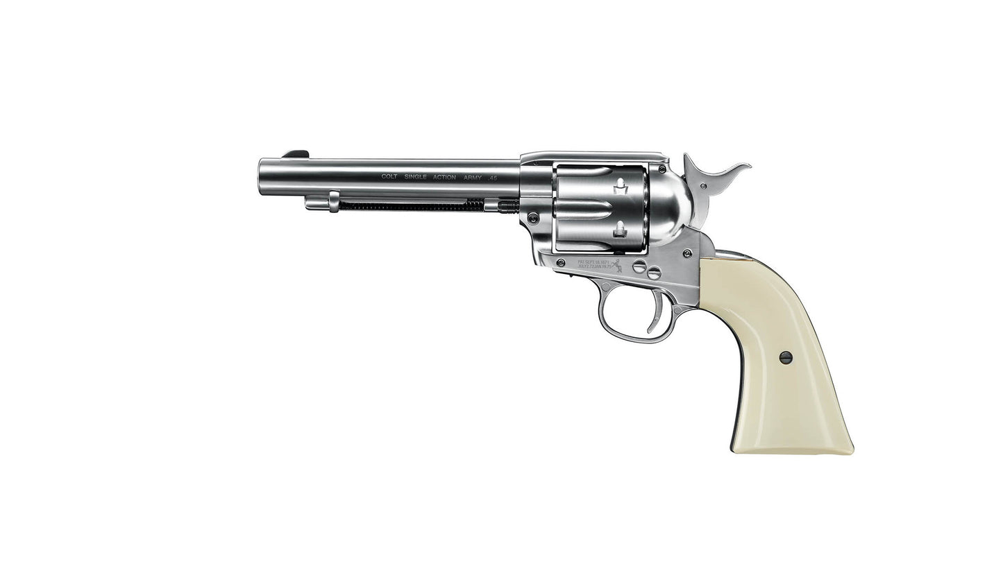 Colt SAA Smoke Wagon 4,5 mm (.177) BB, CO₂, < 3,0 J, Nickel-Finish