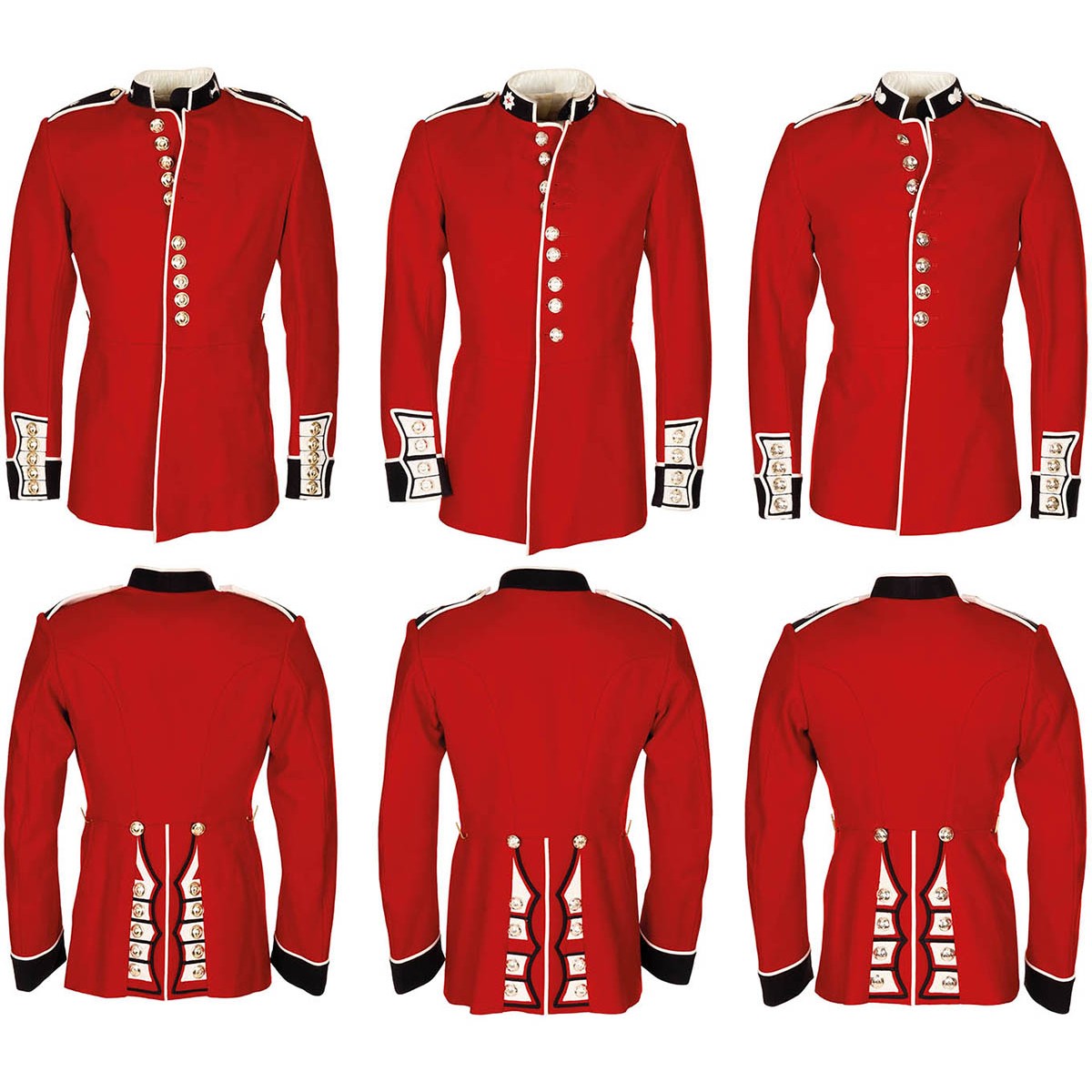 Brit. Paradejacke, rot, neuw.