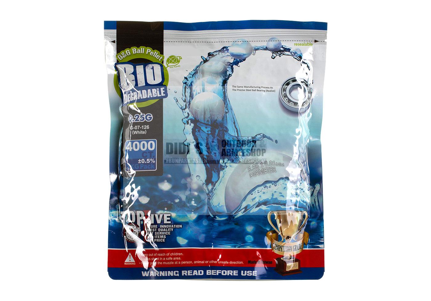 G&G 0.25g Bio BB High Performance 4000rds