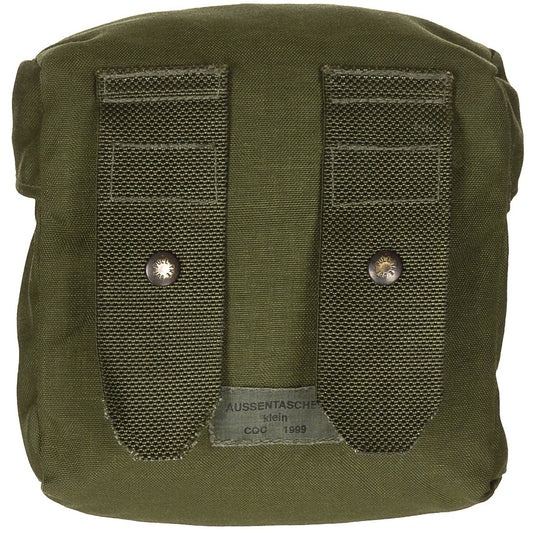 Österr. Seitentasche, klein, KAZ03, oliv, gebr.