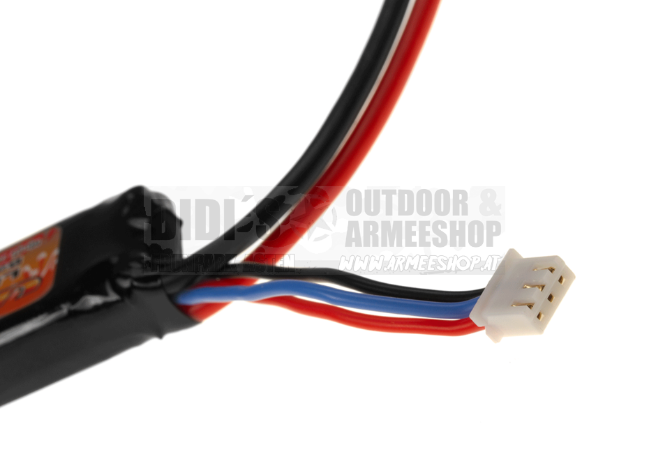 Lipo 7.4V 1100mAh 20C Stock Tube Type