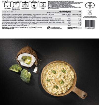 TACTICAL FOOD - Fish Curry