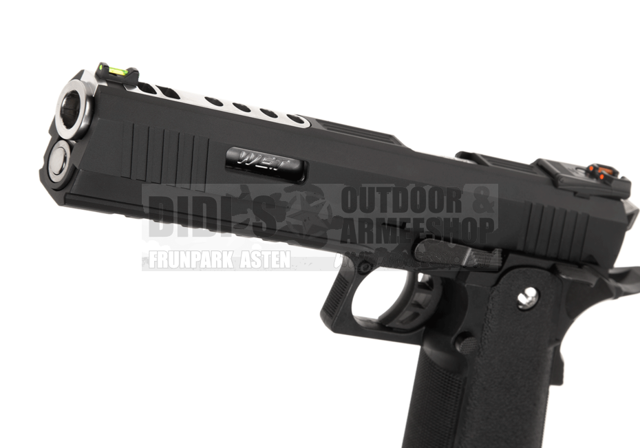 Hi-Capa 6 Force A Silver Barrel Full Metal GBB