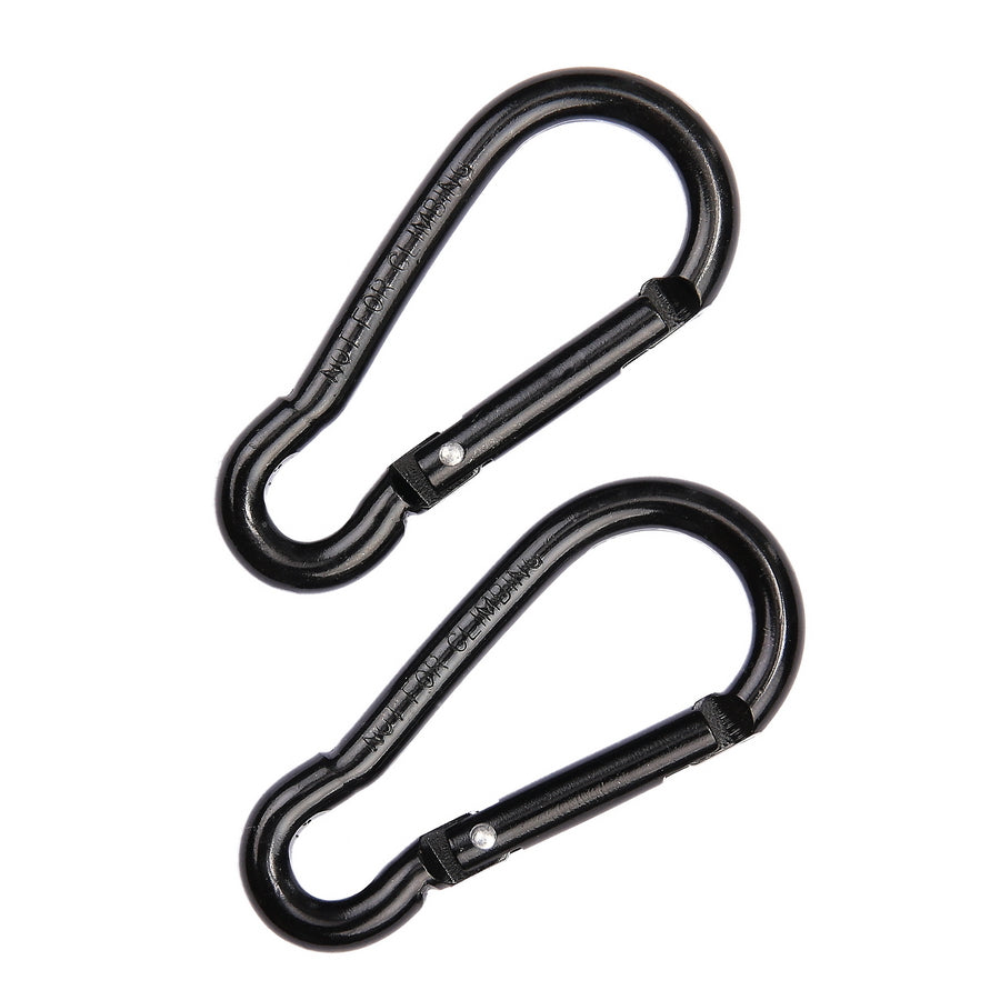 BCB 6mm / 8mm Karabiner (2 Stück) schwarz