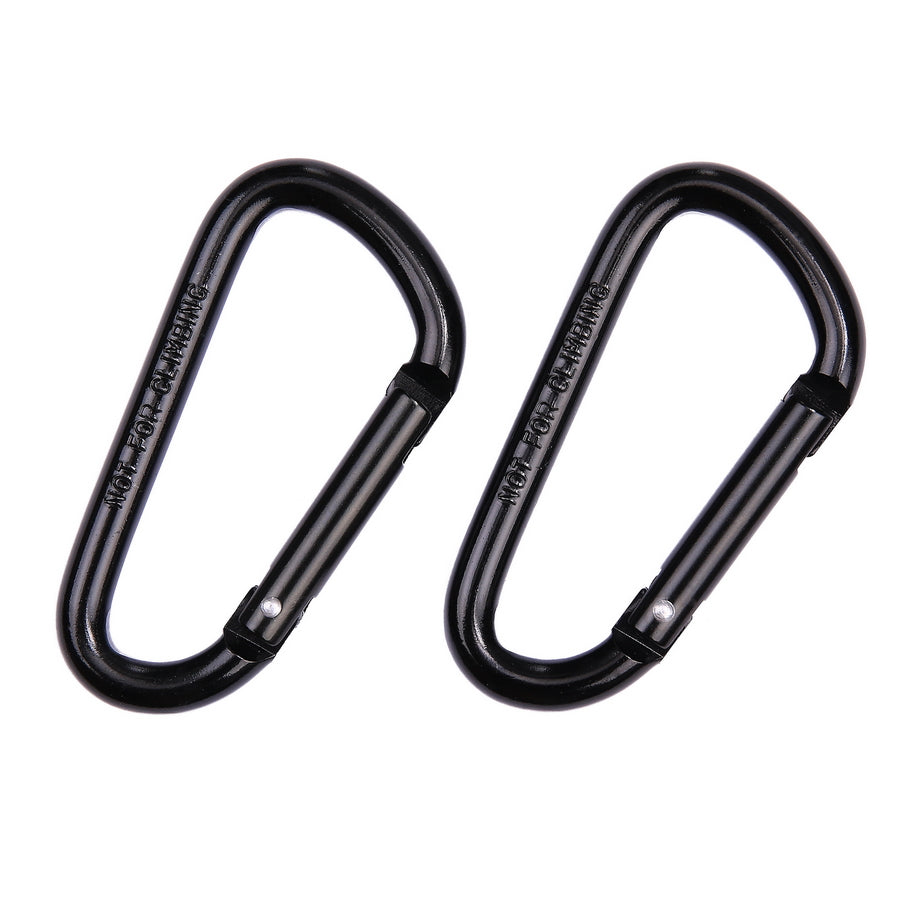 BCB 6mm / 8mm Karabiner (2 Stück) schwarz