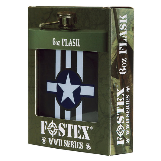 Stainless Steel Flachmann 6 oz USAF Invasion Stripes