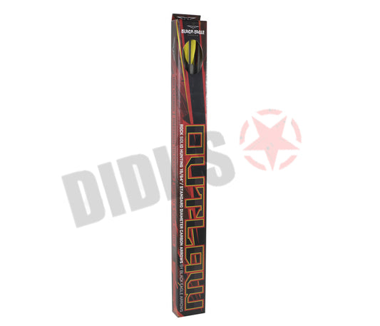 Black Eagle Arrow Feather Fletched Outlaw .005" Pfeil