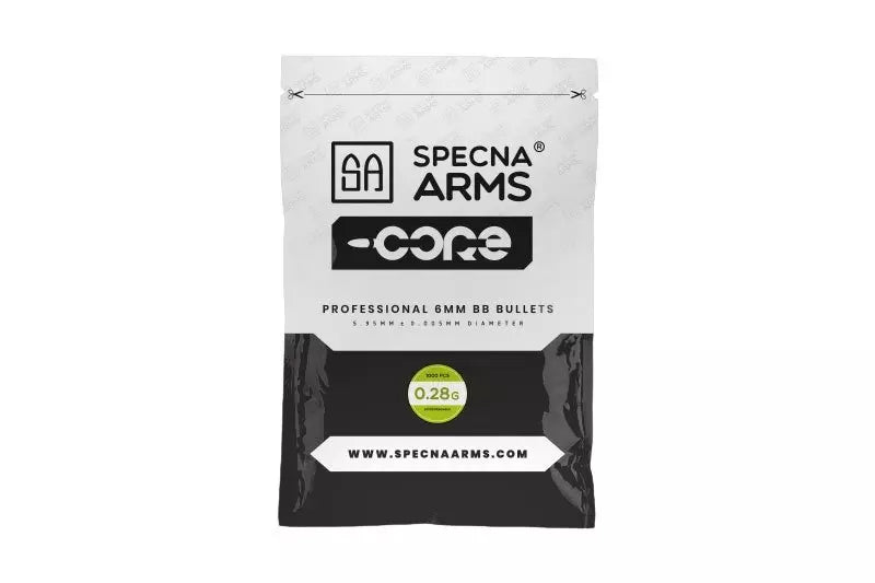 Airsoftkugeln Specna Arms Core BB Bio 0,20 - 0,28 1000rd
