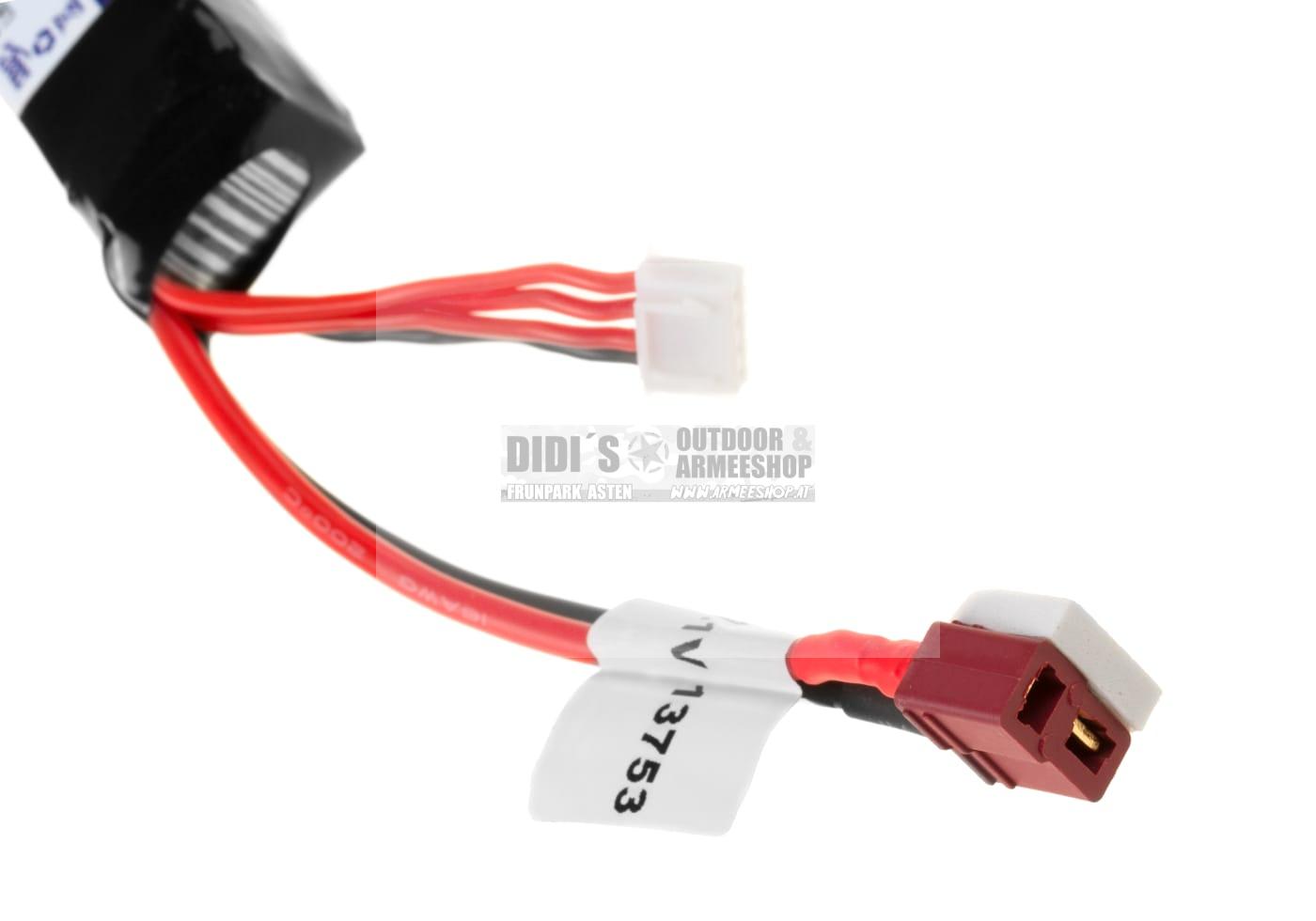 Lipo 11.1V 1100mAh 20C Stock Tube Type T-Plug