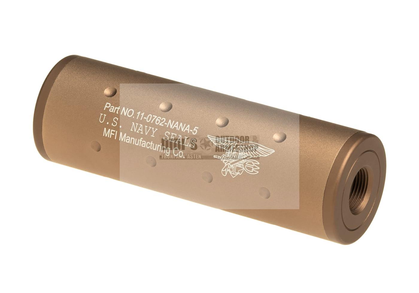 U.S. 107mm Navy Seals Silencer CW/CCW Div.Farben