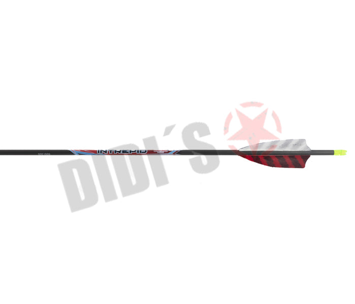 Black Eagle Arrow Feather Fletched Intrepid Pfeil
