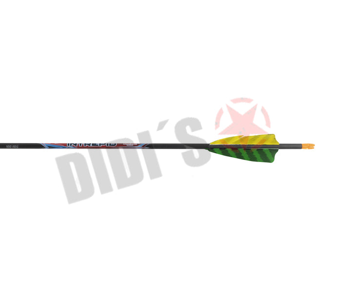 Black Eagle Arrow Feather Fletched Intrepid Pfeil