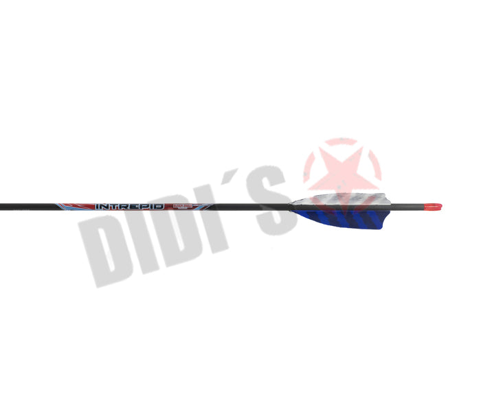 Black Eagle Arrow Feather Fletched Intrepid Pfeil