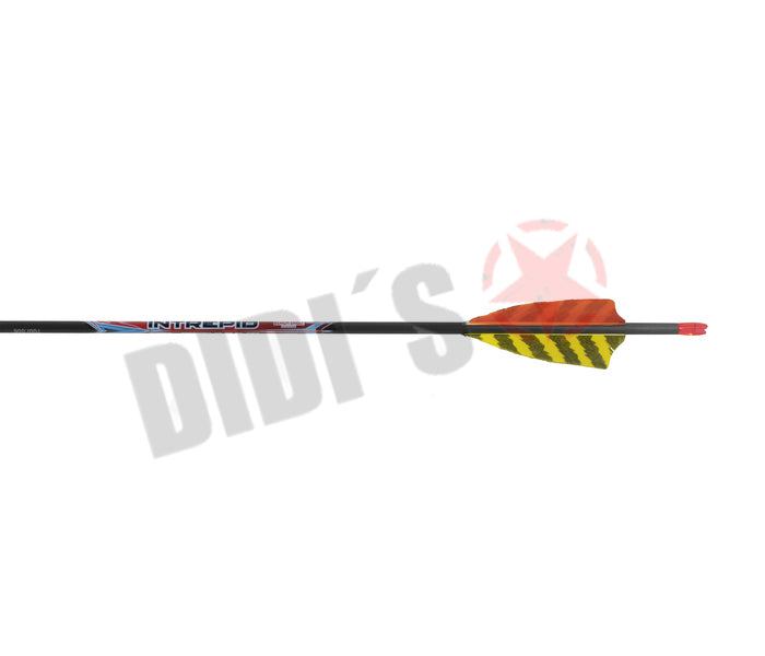 Black Eagle Arrow Feather Fletched Intrepid Pfeil