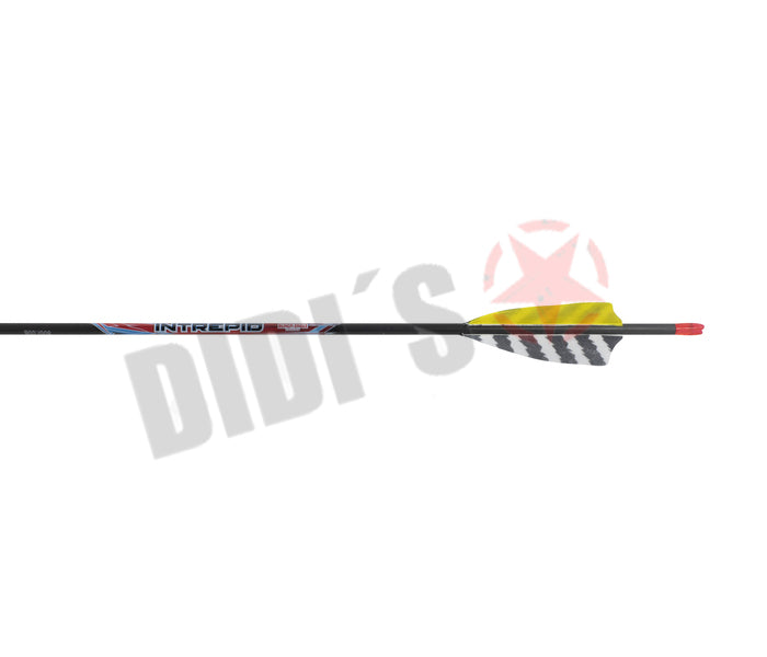 Black Eagle Arrow Feather Fletched Intrepid Pfeil