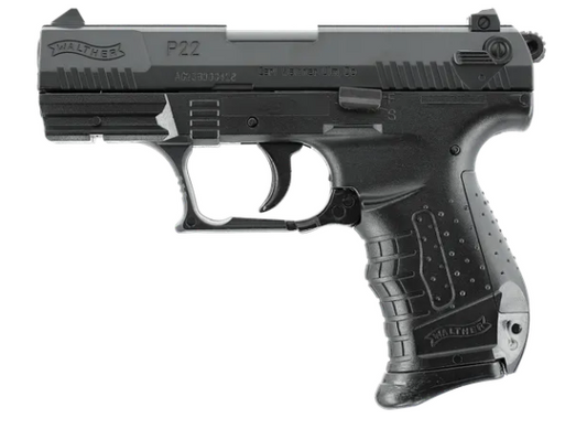 Walther P22 6 mm, Federdruck, < 0,5 J