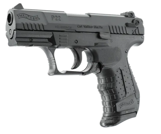 Walther P22 6 mm, Federdruck, < 0,5 J