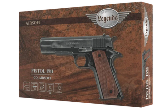 Legends 1911 Vintage 6 mm, CO₂, < 1,0 J, Antik-Finish