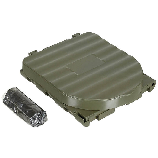 Campingtoilette, faltbar, oliv