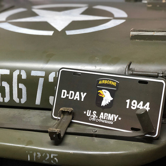 Nummernschild D-Day 1944 101st Airborne
