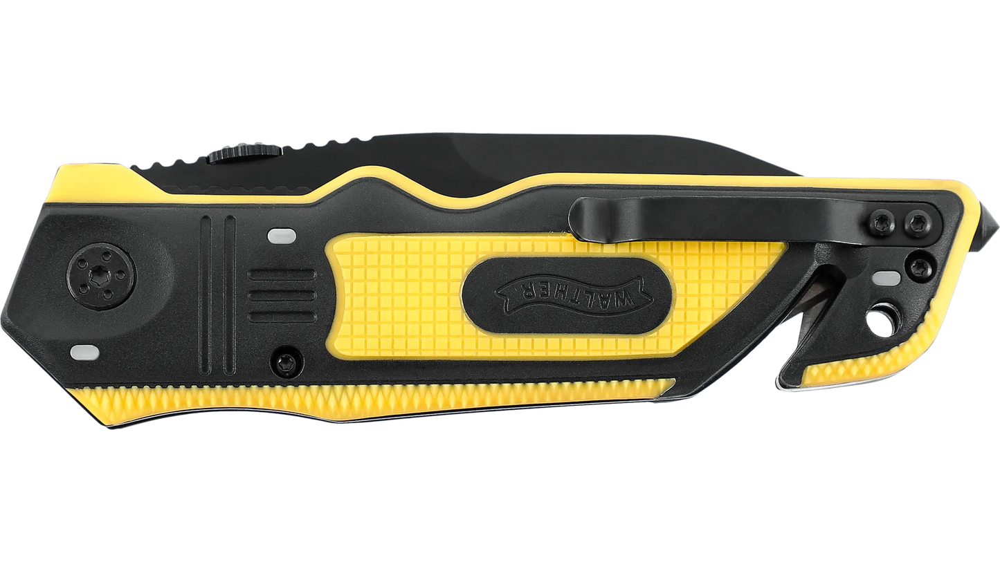Walther Emergency Rescue Messer Gelb