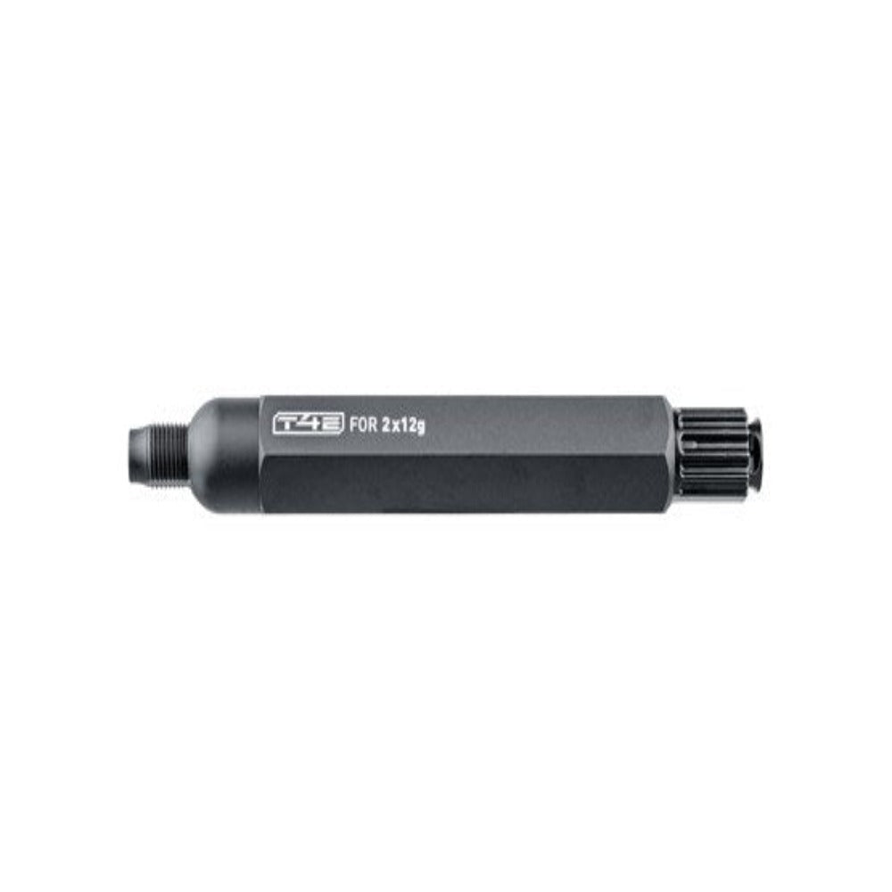 T4E 2x 12 g CO₂-Adapter für 2.4747, mit Quick-Piercing-System, < 24,0 J