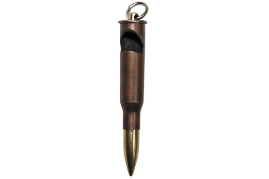 Anhänger-Patrone, "Mosin", Messing, mit Flaschenöffner