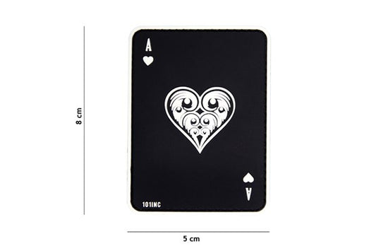 Herz As Rubber Patch - Div. Farben