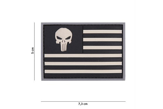 Punisher Flag Rubber Patch