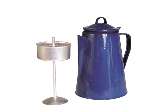 Kaffeekanne Email mit Percolator