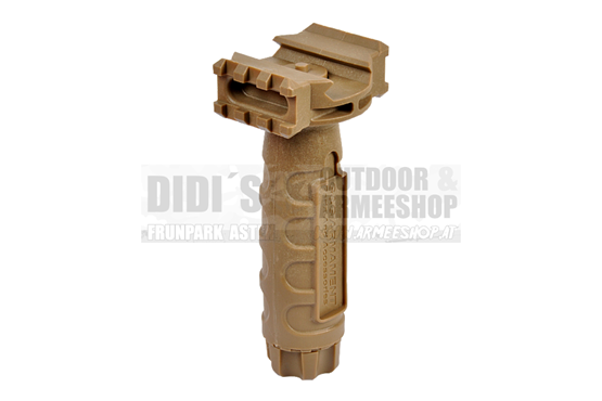 Railed Forward Grip in Schwarz / Desert