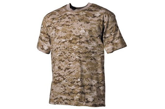 US T-Shirt, halbarm, digital div.Farben