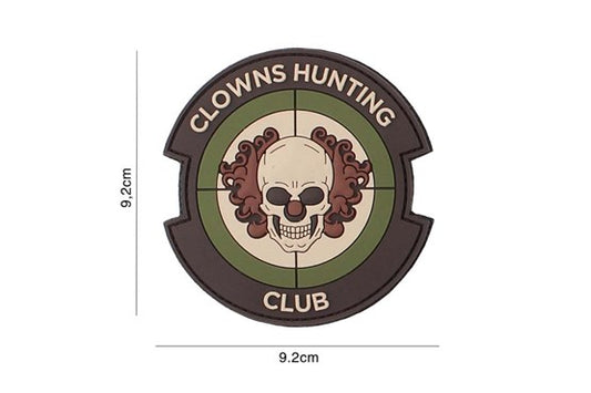 Clowns Hunting Club Rubber Patch div.Farben