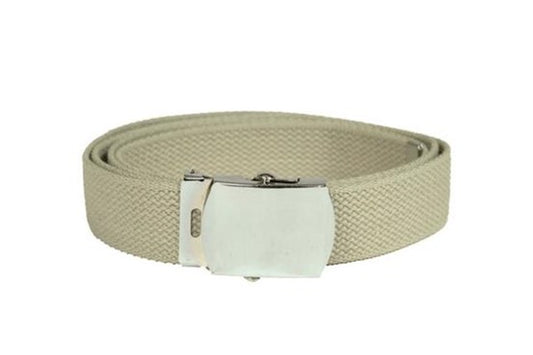 US HOSENGÜRTEL COTTON SILBER DIV.FARBEN