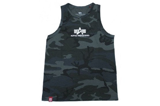 Alpha Industrie Tank Top Basic black camo