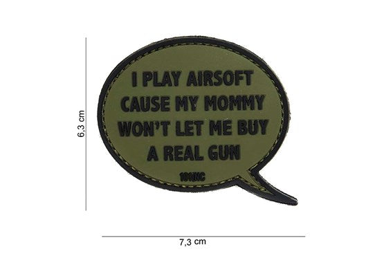 3D PVC I Play Airsoft grün