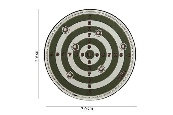 Patch PVC Zielscheibe grün