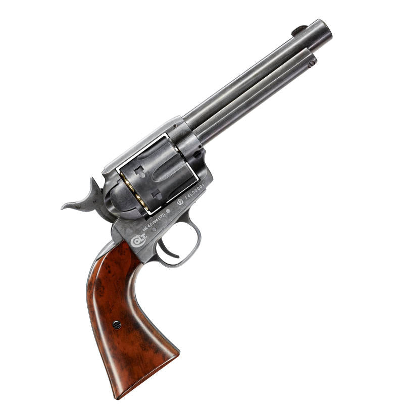 Colt SAA .45 - 5,5" 4,5 mm (.177) BB, CO₂, < 3,0 J, Antik-Finish