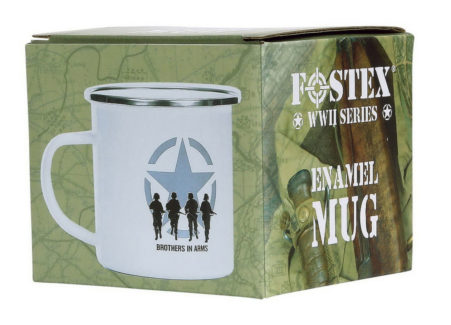 Becher emailliert Brothers in Arms 300ml