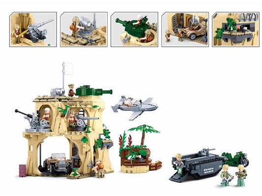 Sluban WWII Battle of Iwo Jima M38-B1111