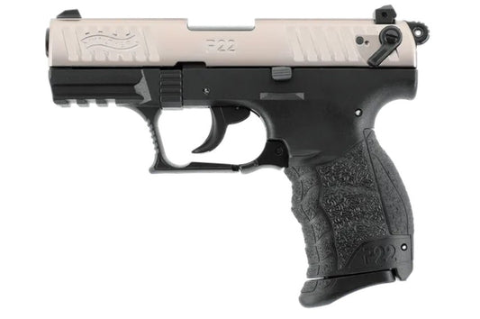 Walther P22Q 9 mm P.A.K., Nickel-Finish