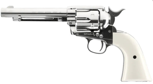 Colt SAA .45 - 5.5" 4,5 mm (.177) Diabolo, CO₂, < 3,0 J, Nickel-Finish