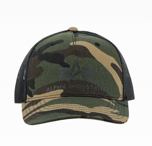 Baseball Cap Alpha Label Basic Trucker Cap