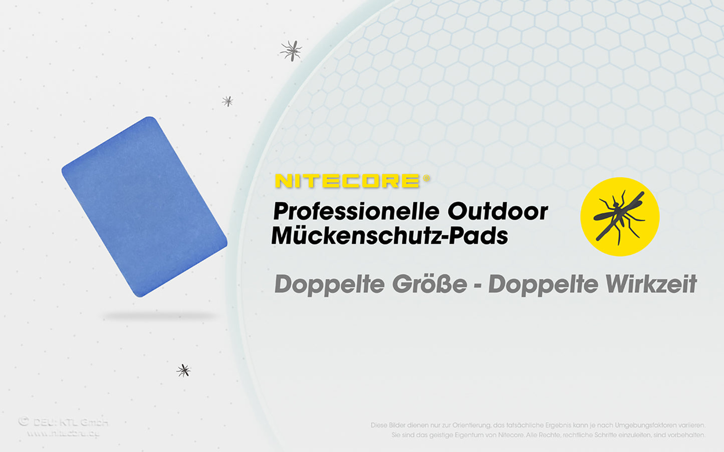 Nitecore MRM10 Mückensschutz Wirkstoffplättchen (30 Stück)