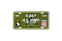 D-Day U.S. Army Plate