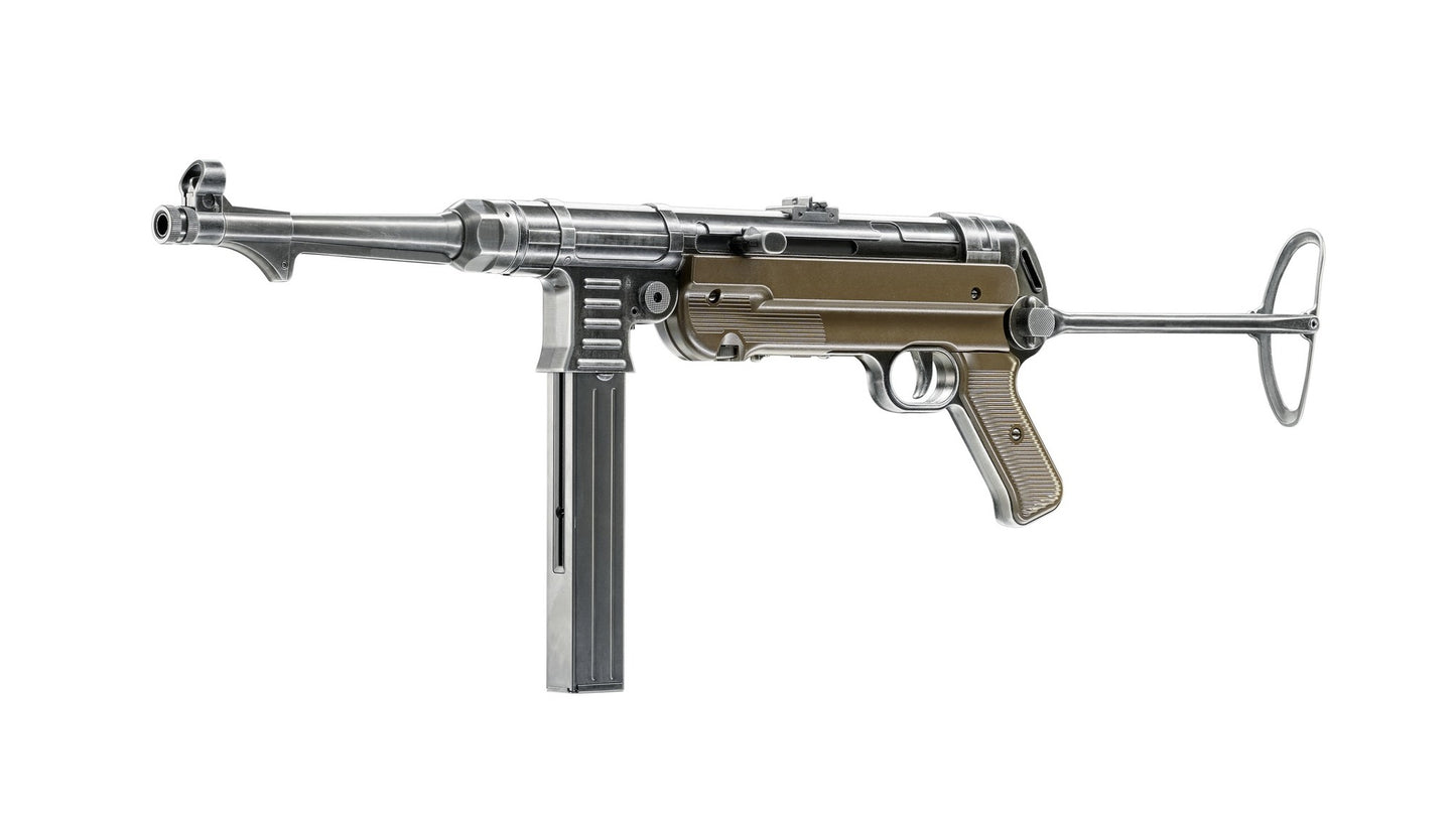 Legends MP40 German Legacy Edition 4,5 mm (.177) BB, CO₂, < 4,0 J, Full-Auto, Used Look