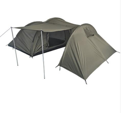 ZELT 4 PERS. M.STAURAUM 2,50X4,20 M