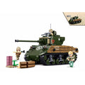 Sluban WWII M4A3 (76W) medium tank M38-B1110