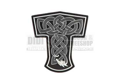 Thors Hammer Dragon Rubber Patch